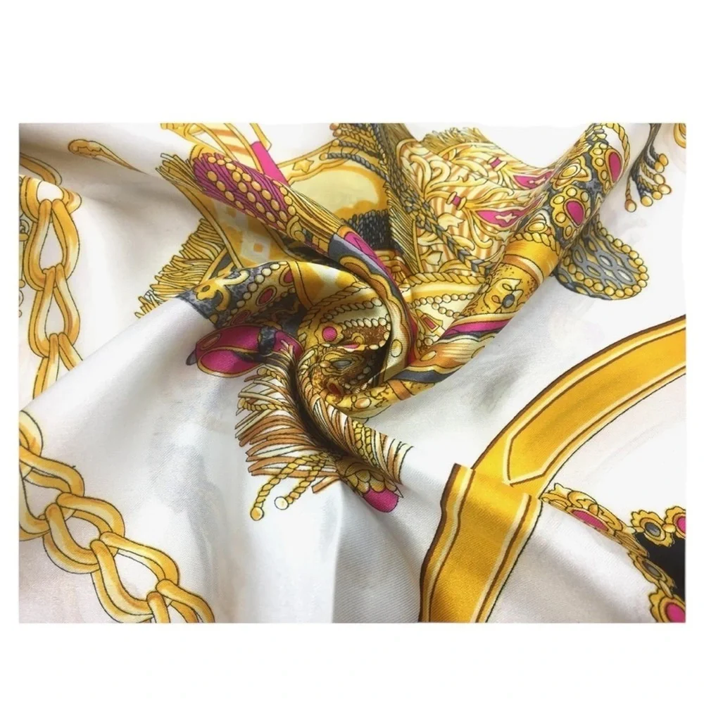 Elegant Black and Gold Scarf